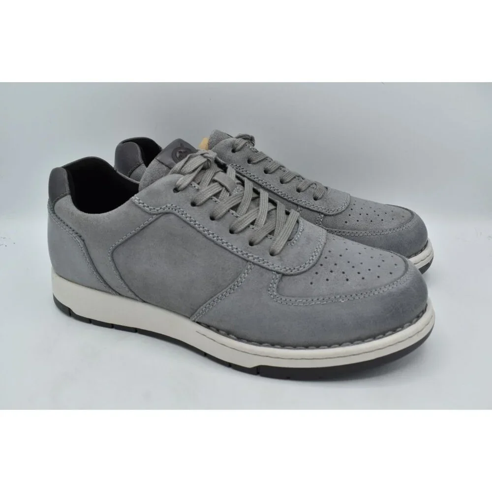 Born Mens Size 11.5‎ Captain Grey Distressed Leather Lace Up Sneakers Shoes